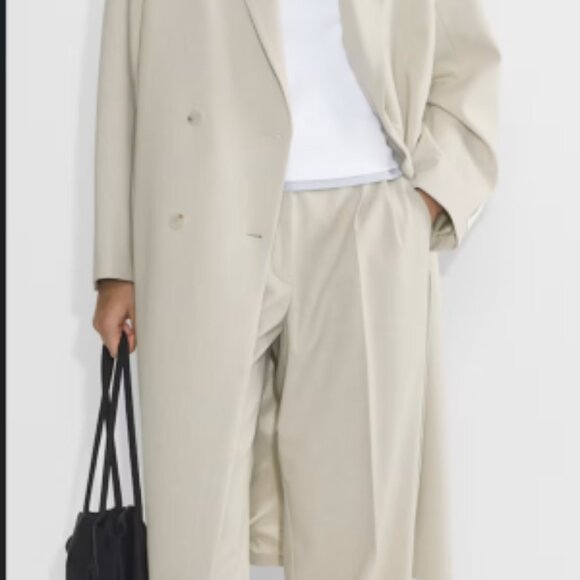 SOLD - Aritzia Slouch Coat - Brand New Tag On- Handcrafted with Italian twill - Picture 2 of 6